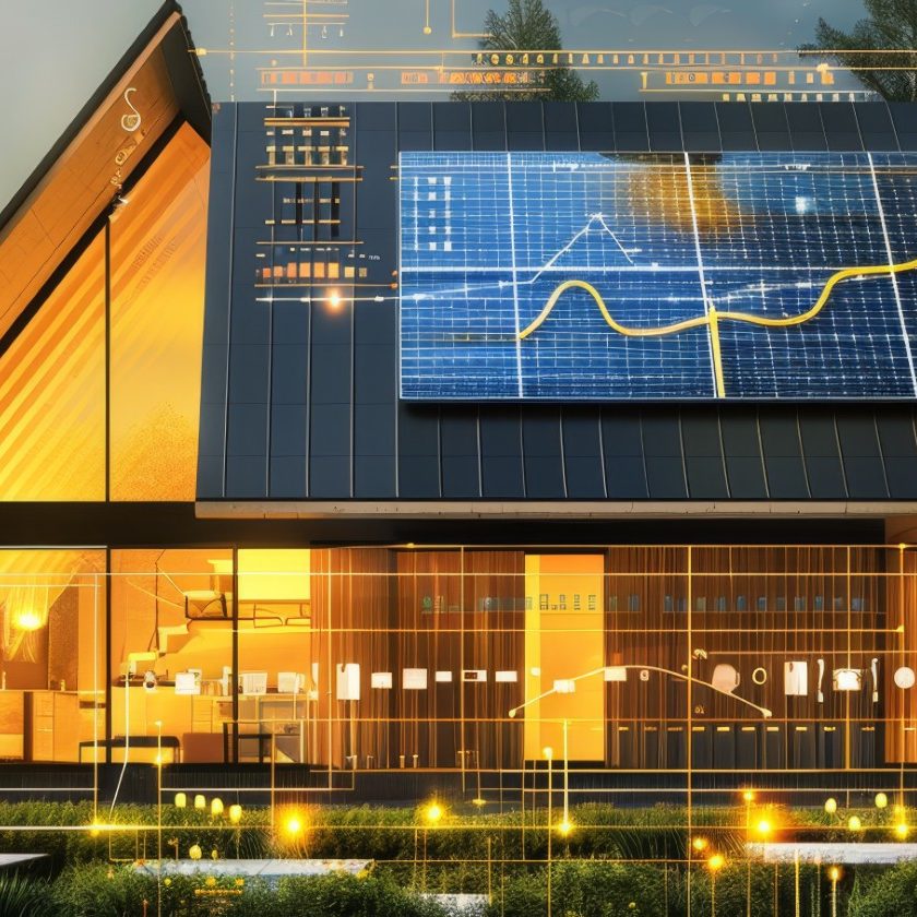 wide banner design of a infographic diagram for battery packs alternative electric clean energy storage system at smart home with solar panels roof as backup or sustainable energy concepts